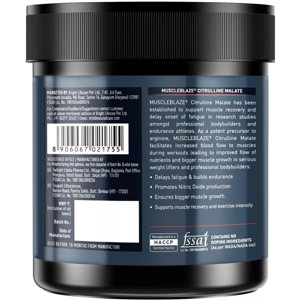 Muscleblaze Citrulline Malate (100g)