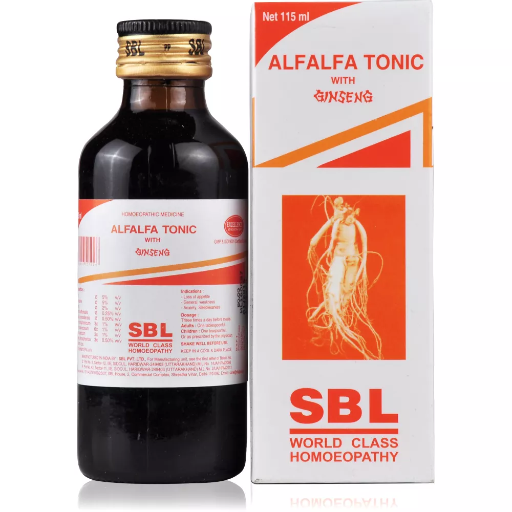 SBL Alfalfa Tonic (Adult & Paediatric) (115ml) | Choose (Adult or Paediatric)