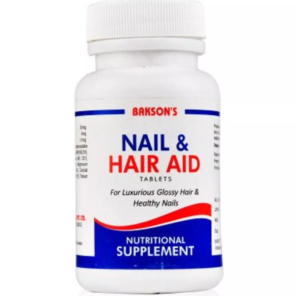 Unlock Stronger Nails & Hair: Bakson's Nail & Hair Aid Tablets