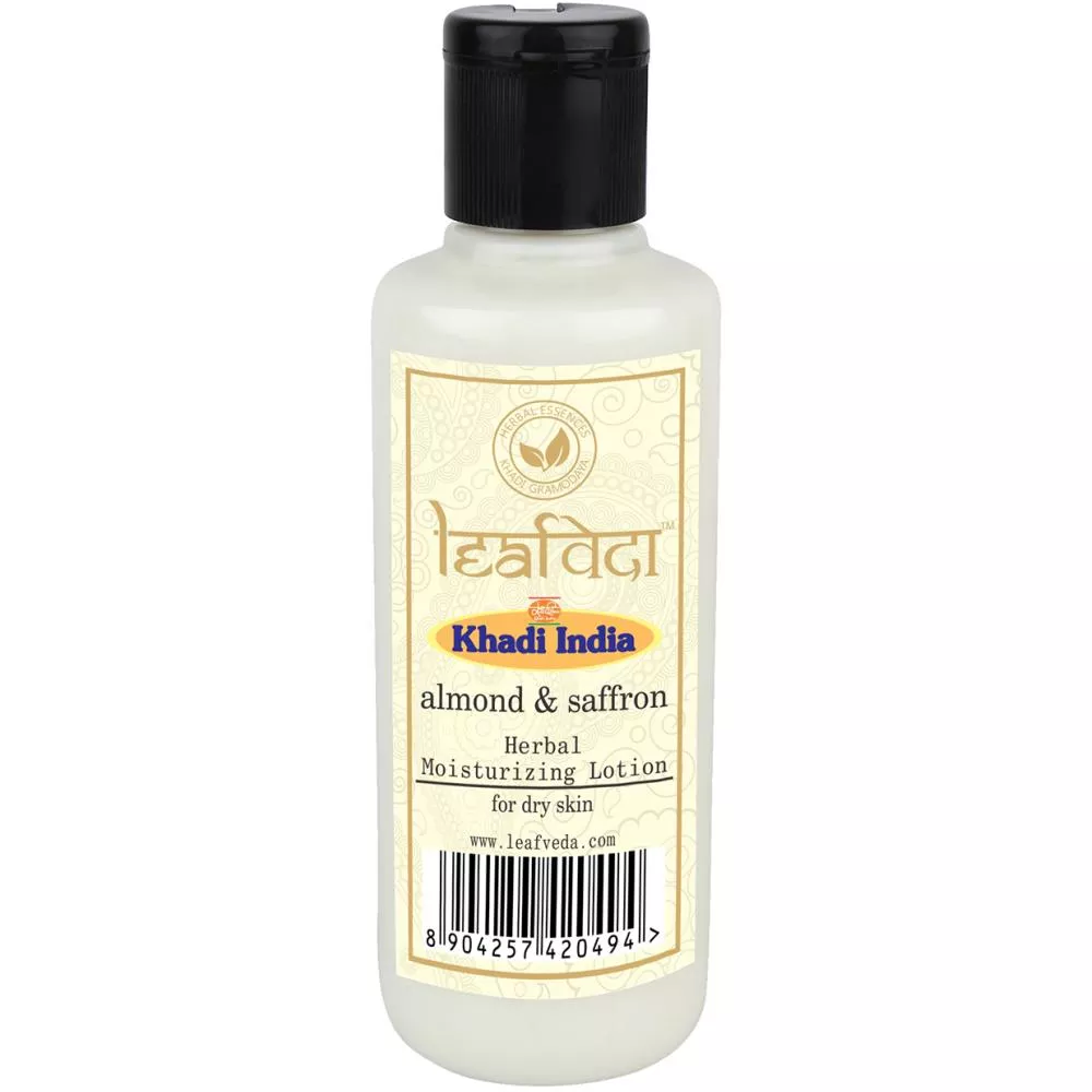khadi almond and saffron moisturizer review