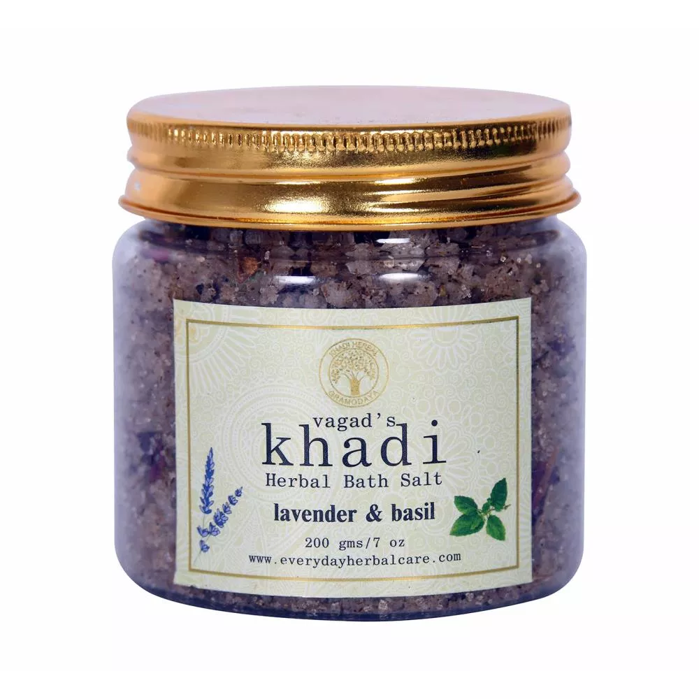 Buy Vagads Khadi Lavender Basil Bath Salt Online 10 Off