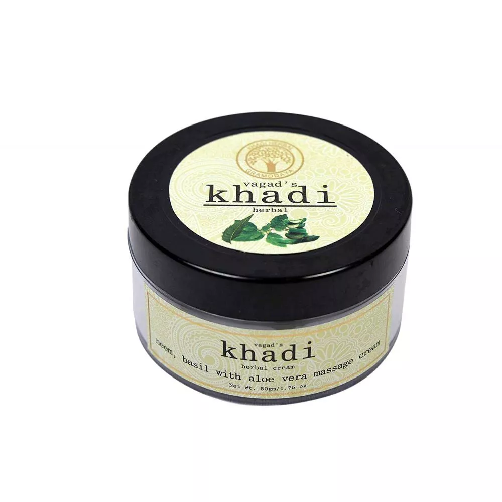 Buy Vagads Khadi Neem Basil With Aloevera Massage Cream Online