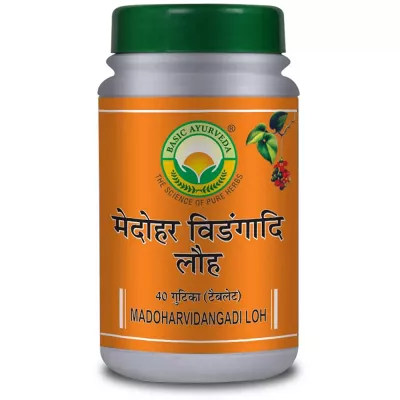 Buy Basic Ayurveda Medohar Vidangadi Loh Loha Mandur 5 Off Healthmug Com