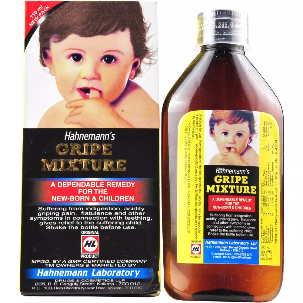 HL Gripe Mixture (150ml) | Buy on Healthmug