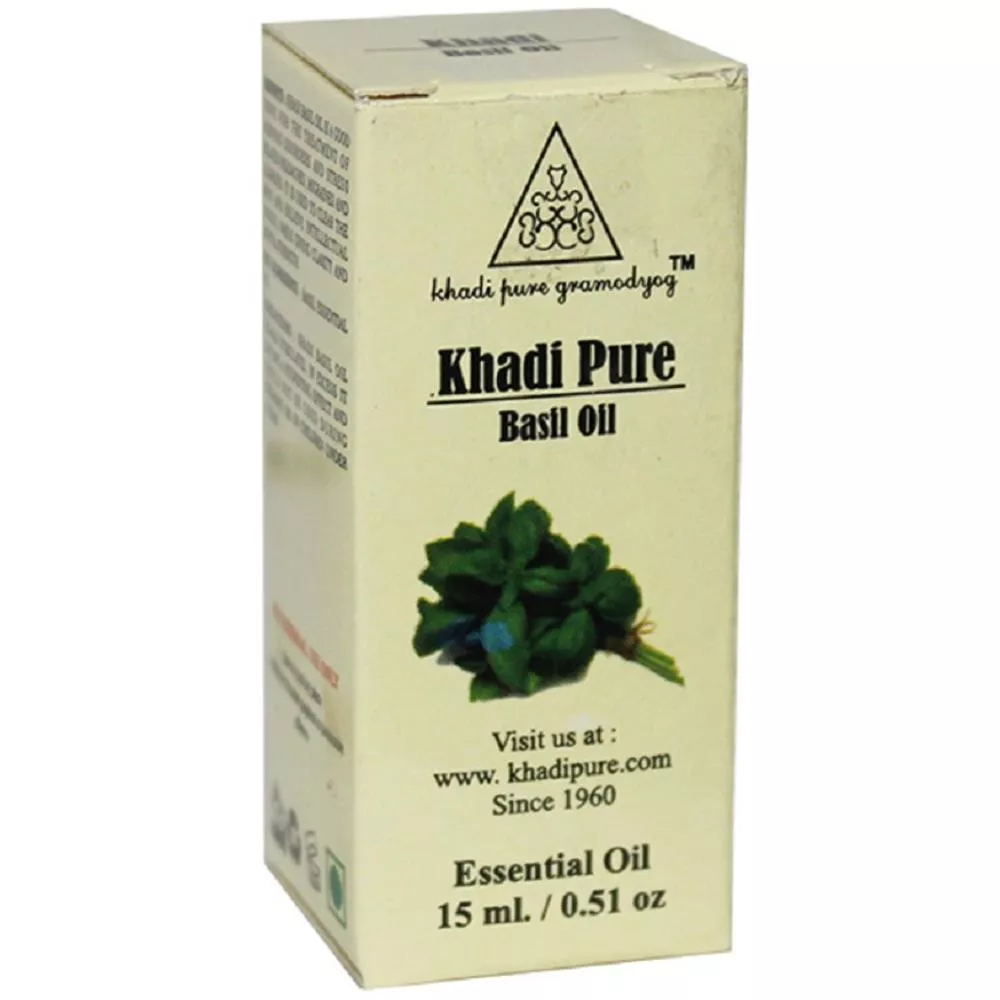 Buy Khadi Pure Basil Essential Oil Online 10 Off Healthmug