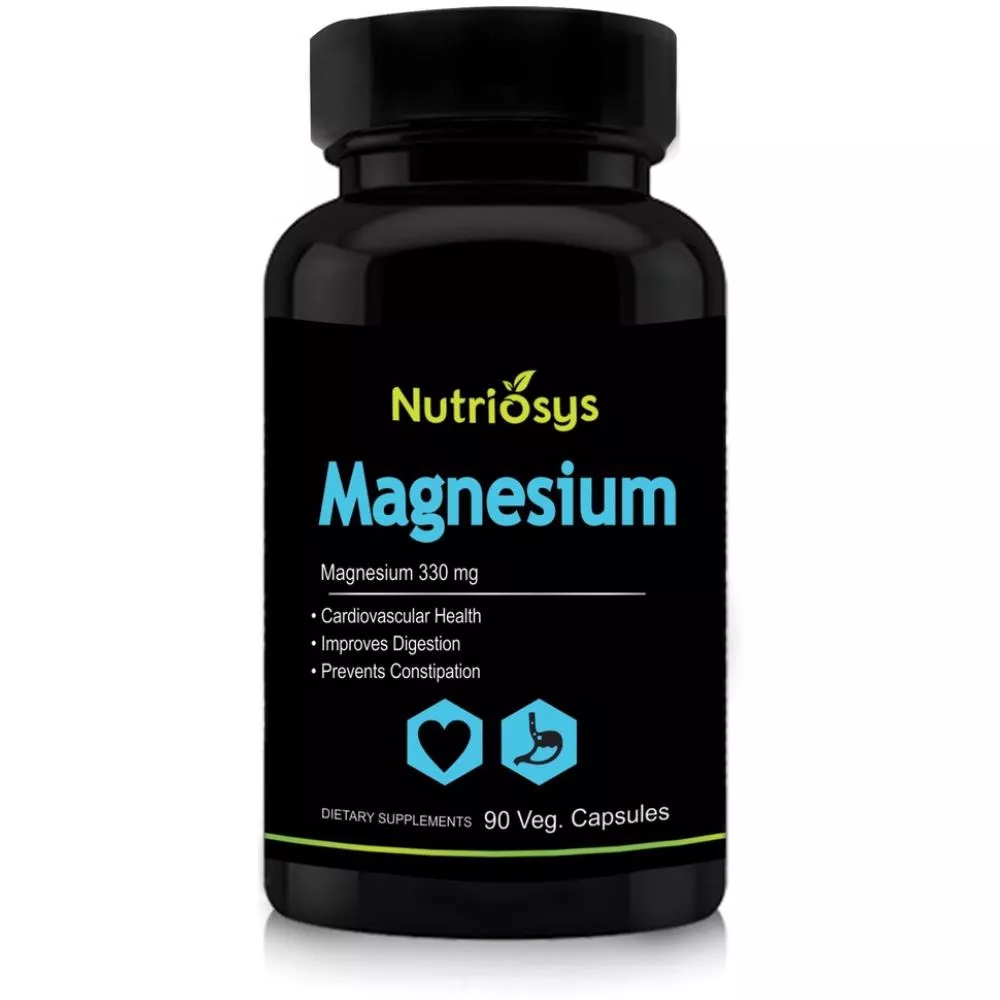 Nutriosys Magnesium Citrate 330Mg Veg Capsule (90caps) | Buy on Healthmug