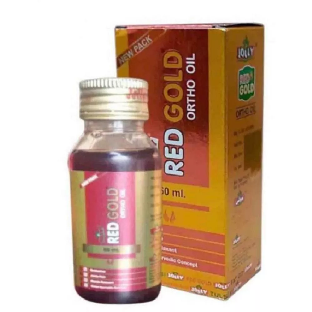 Buy Jolly Red Gold Ortho Oil Ayurvedic Medicines - 5% Off! | Healthmug.com