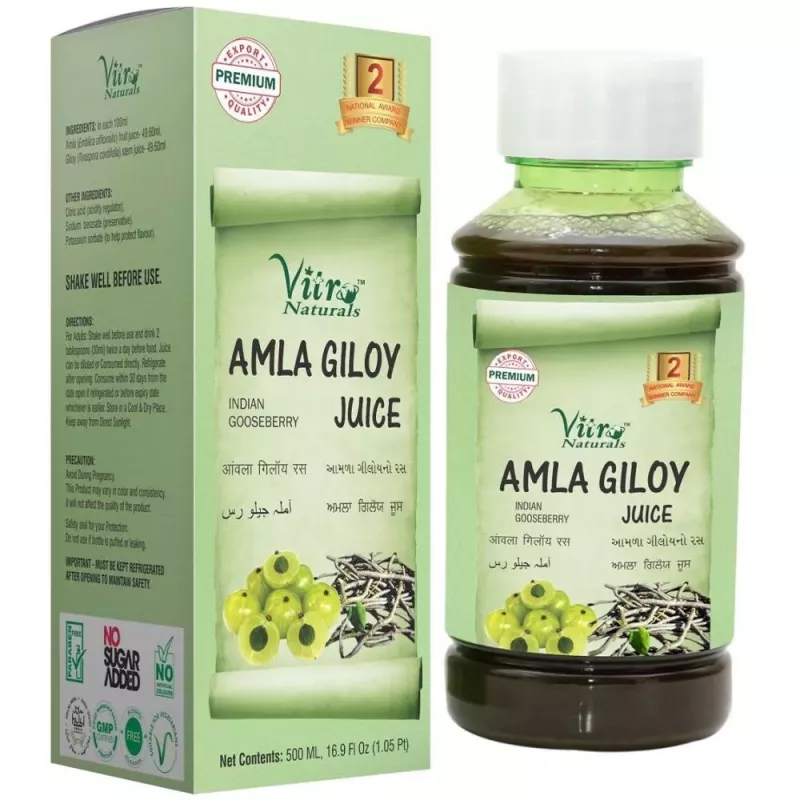 Buy Vitro Naturals Amla Giloy Juice Online 10 Off Healthmug