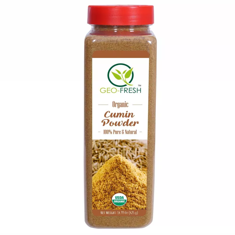 GeoFresh Organic Cumin Powder (425g) Buy on Healthmug