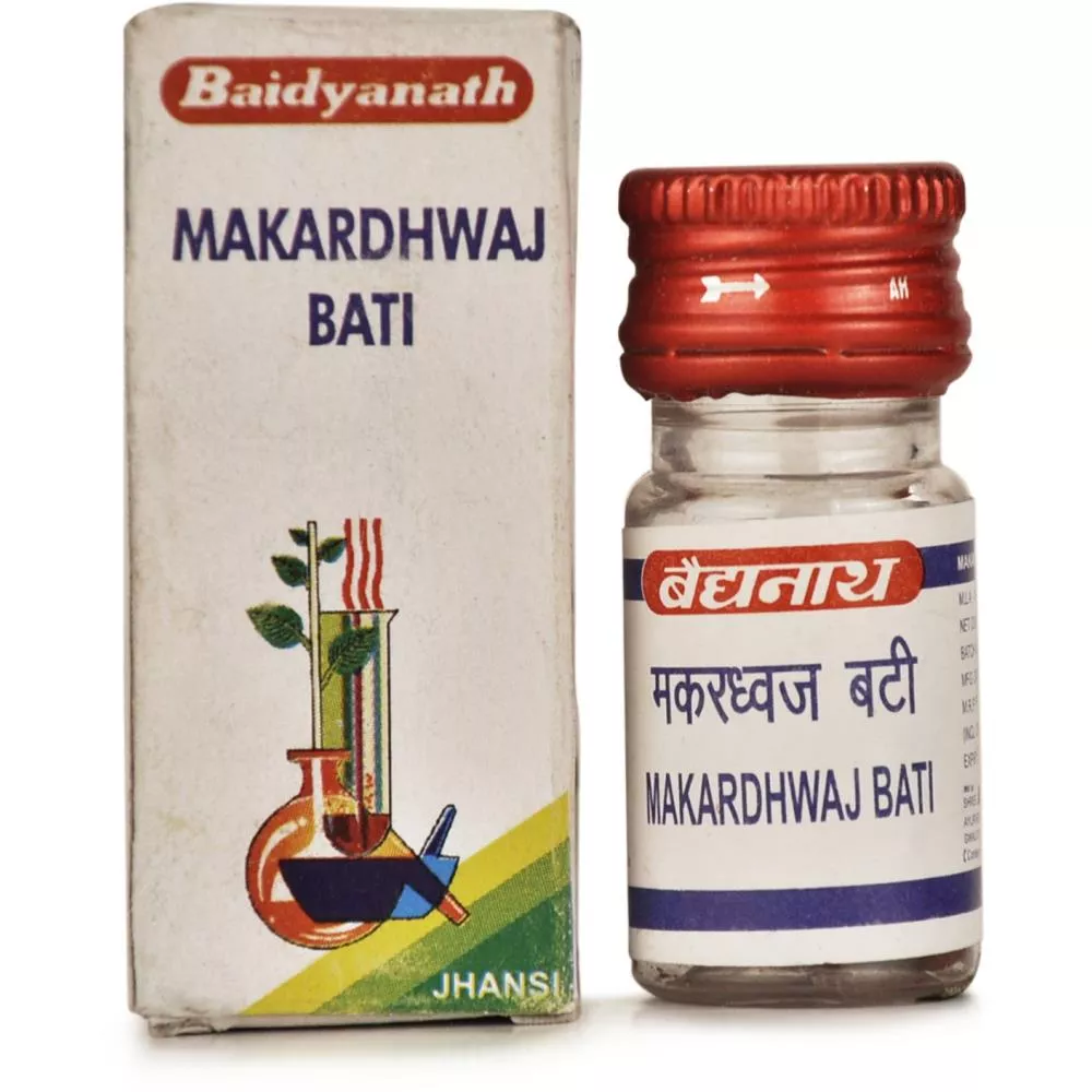 Buy Baidyanath Makardhwaj Vati Vati, Gutika & Guggulu - 15% Off