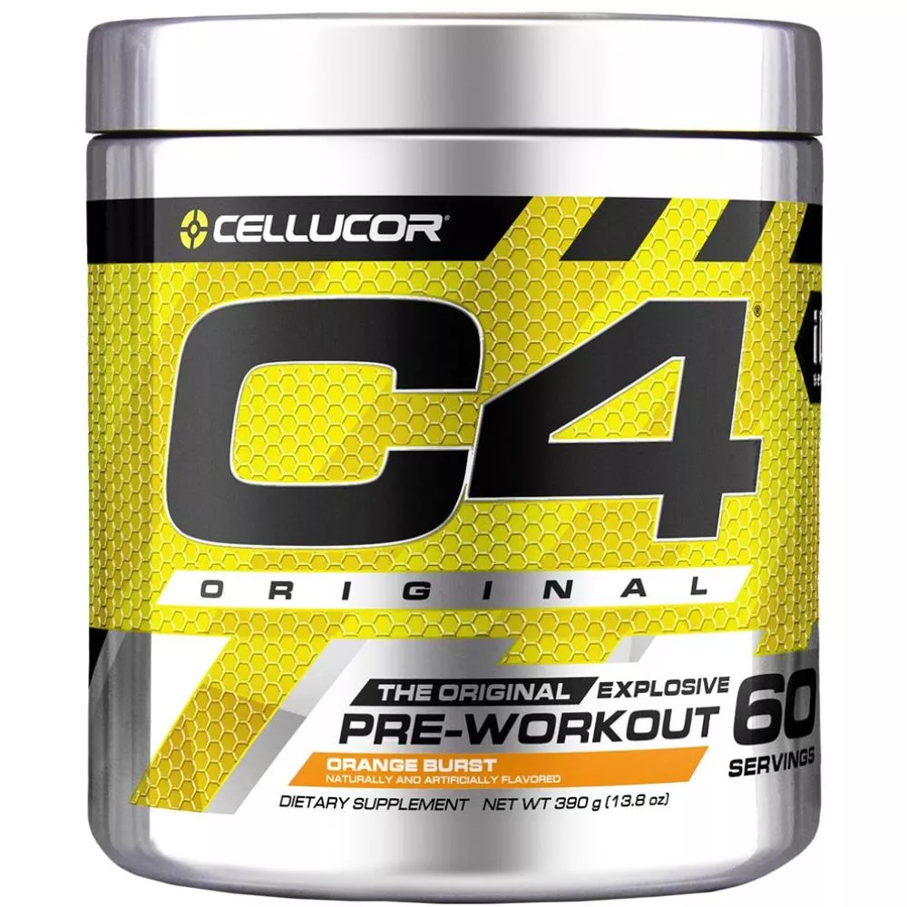 Cellucor C4 Original Pre Workout (60 Servings) Orange Burst (390g)