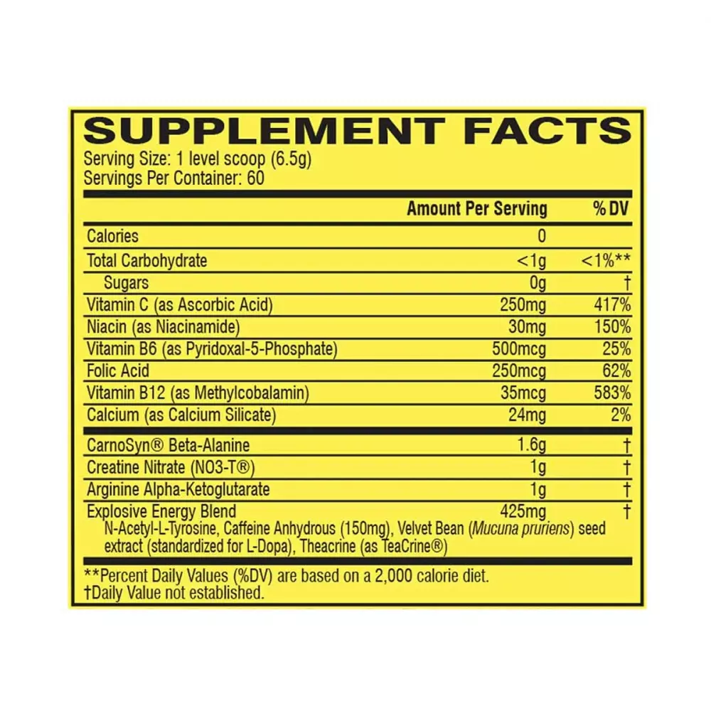 Cellucor C4 Original Pre Workout (60 Servings) Strawberry Magarita (390g)