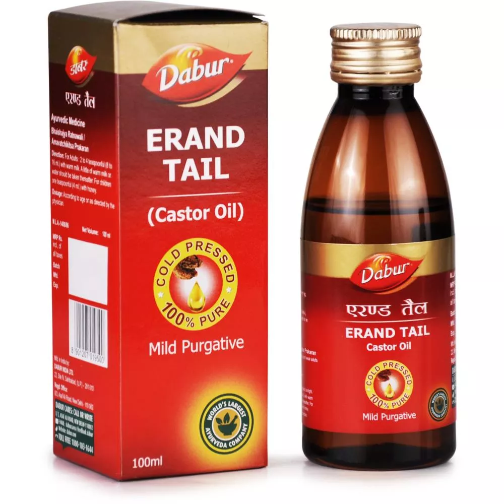 Buy Dabur Erand Tail (Castor Oil) Tailam & Ghrita - 8% Off! 