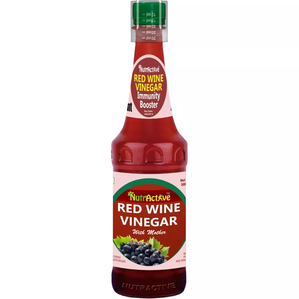 Nutractive Unfiltered Red Wine Vinegar (500ml) | Buy on Healthmug