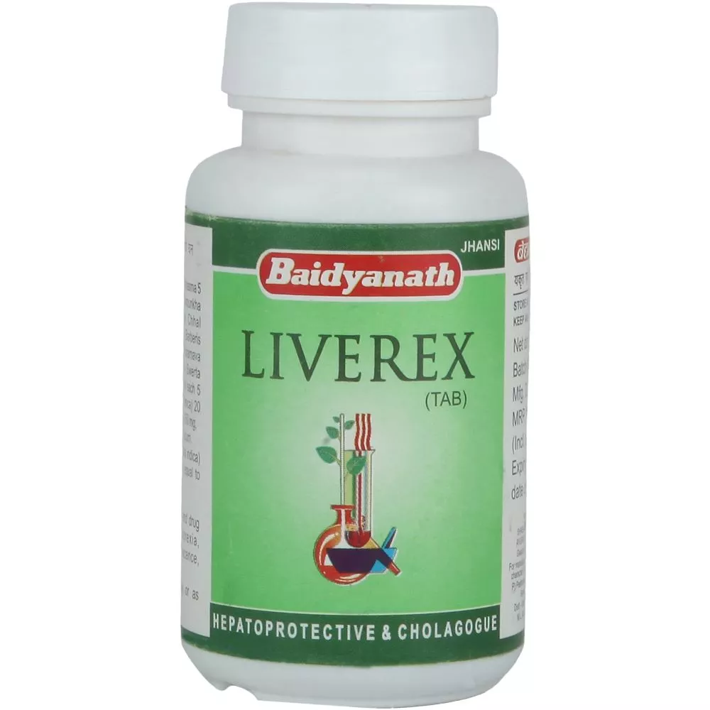 Buy Baidyanath Liverex Tablet Medicines 10 Off Healthmug Com