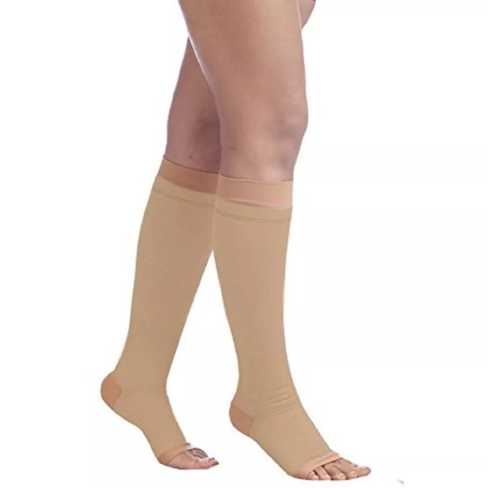 Buy Comprezon Cotton Varicose Vein Stockings Class 1 Below Knee Online ...