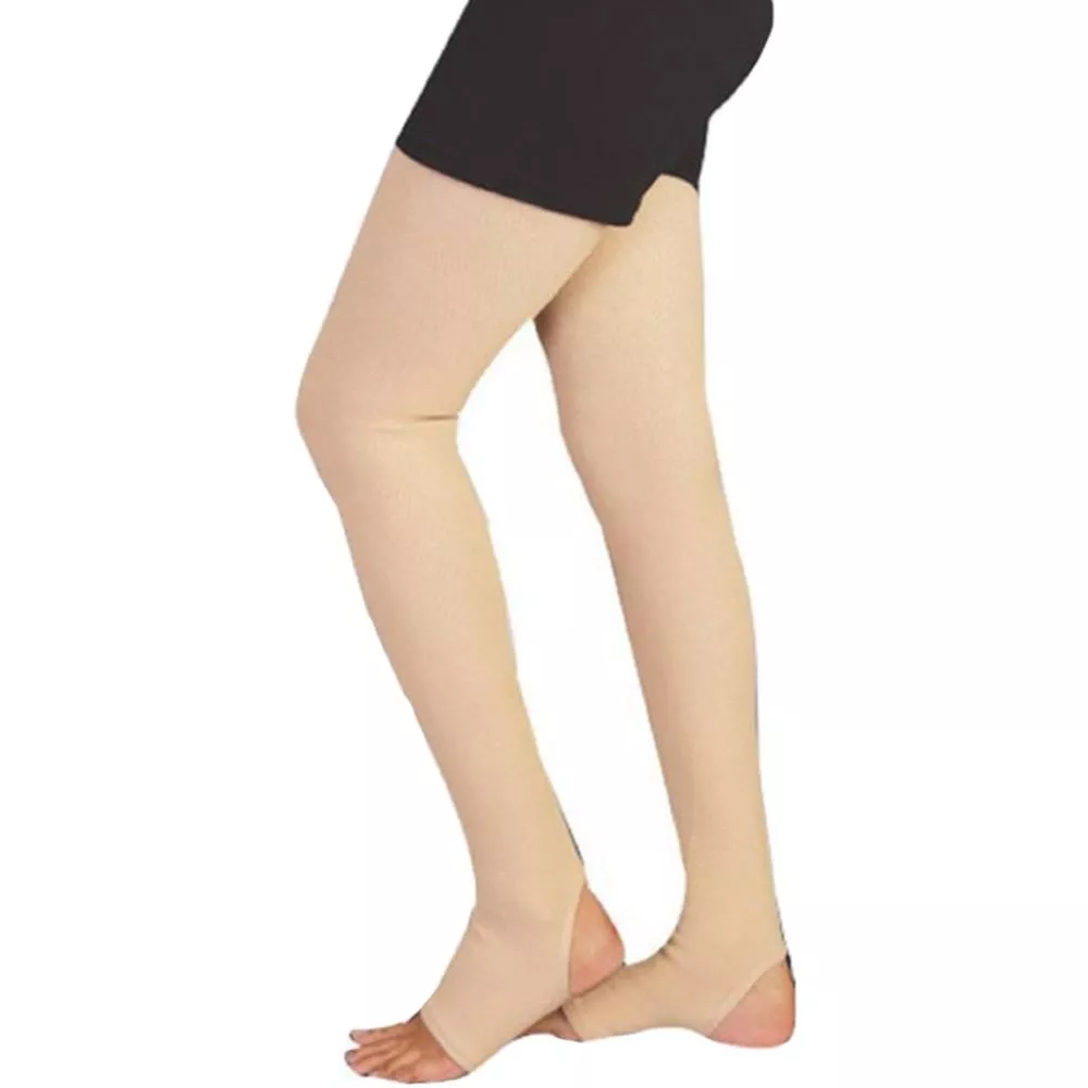 Buy Comprezon Cotton Varicose Vein Stockings Class 1 Above Knee Online - 5%  Off!