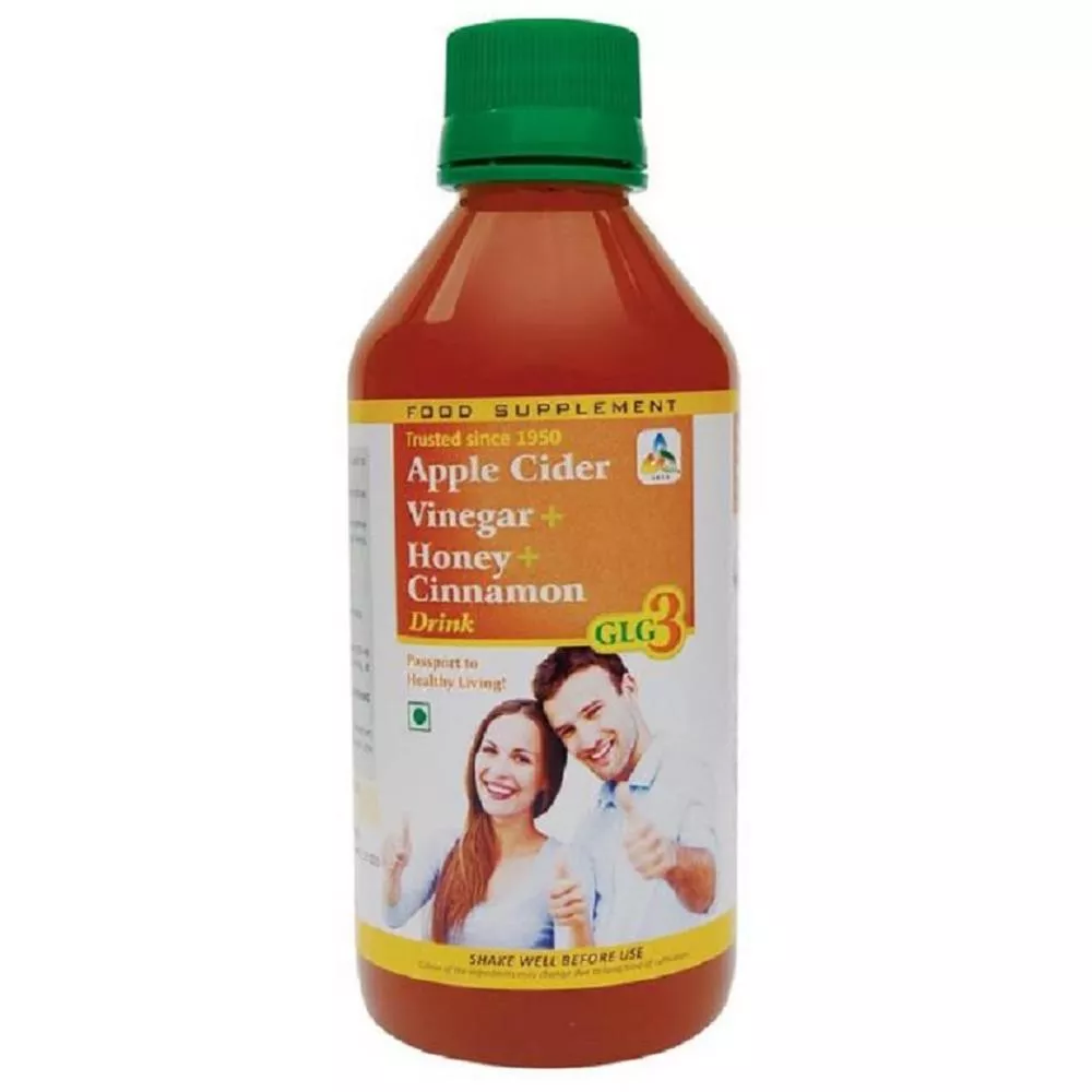 SKSB Apple Cider Vinegar,Honey & Cinnamon Syrup (225ml) Buy on Healthmug