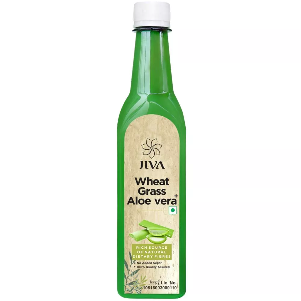 Buy Jiva Ayurveda Wheatgrass with Aloevera juice Online 7 Off