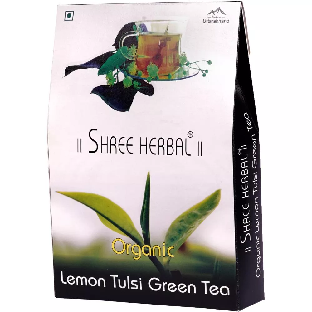 Buy Shree Herbal Organic Lemon Tulsi Green Tea Online - 5% Off ...