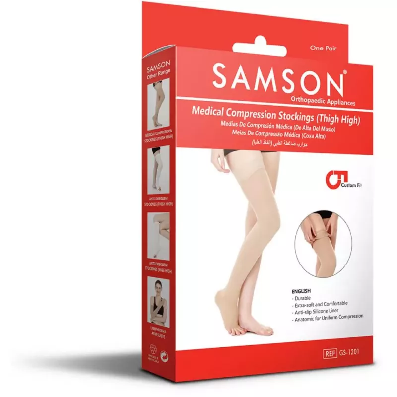 Samson Medical Compression Stockings (Thigh High) (Class-II) (L)