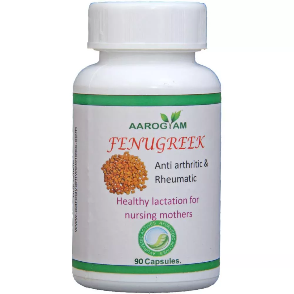 Buy Aarogyam Fenugreek Capsules 500Mg Medicines 5 Off!