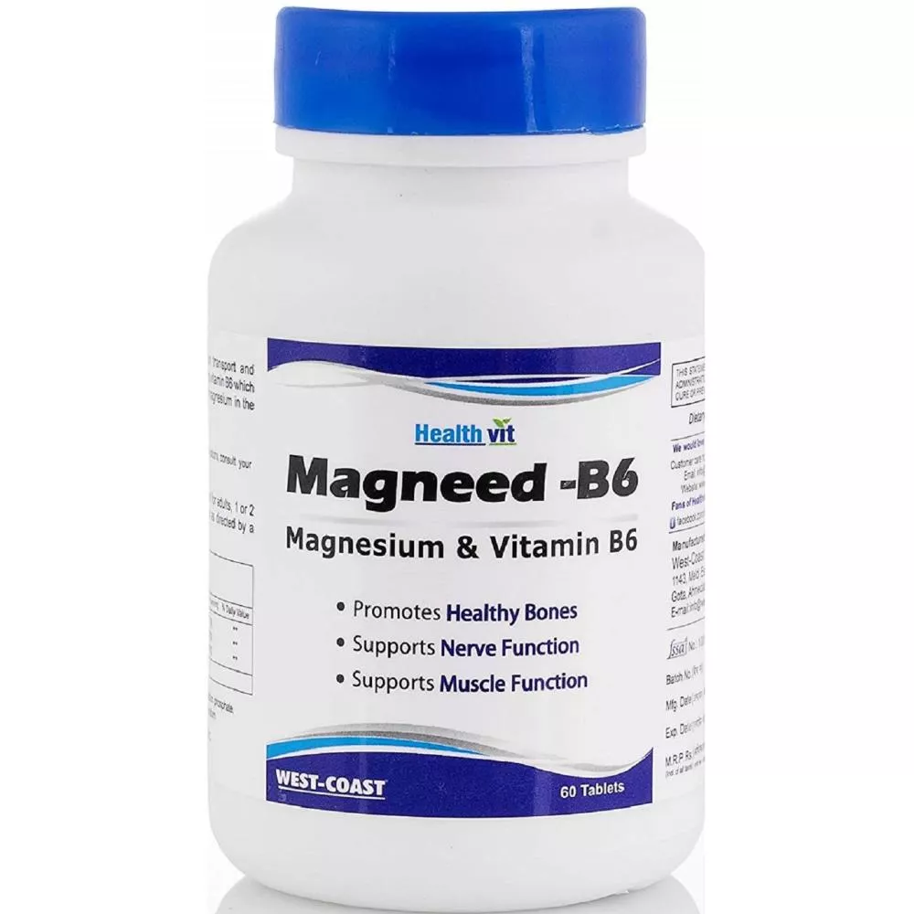 Healthvit MagneedB6 Magnesium & Vitamin B6 Tablets (60tab) Buy on