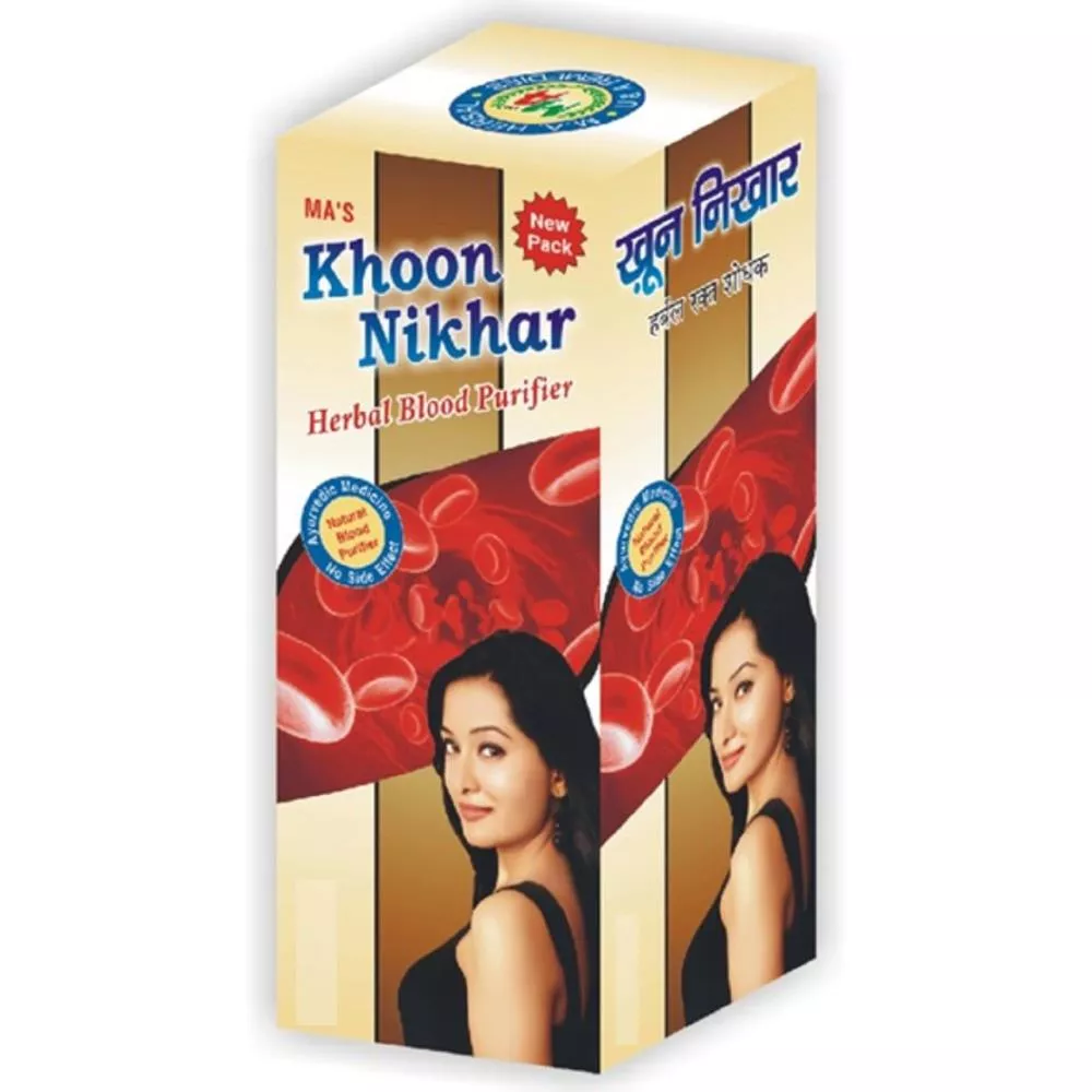 Buy M A Herbal Khoon Nikhar Syrup Online in India- 40% Off! 