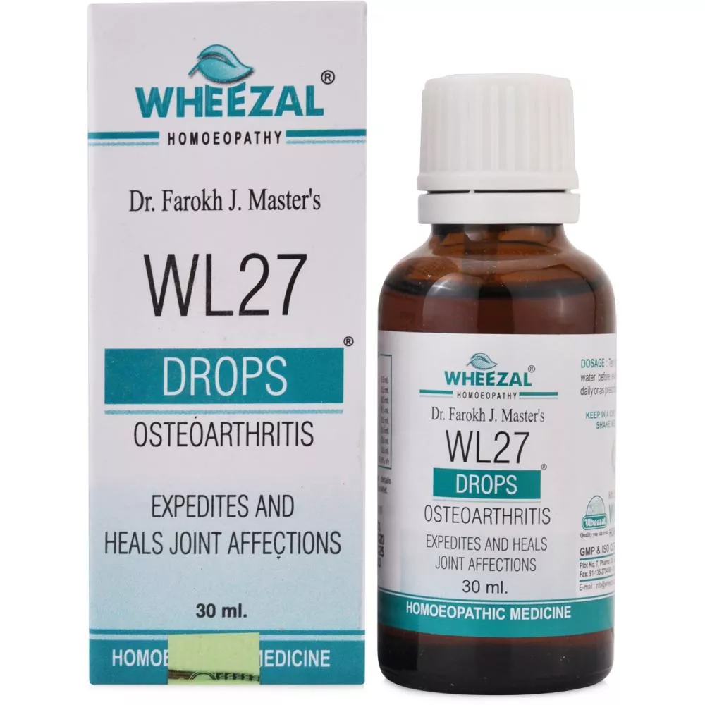 Buy Wheezal WL27 Osteorthritis Drops Online 5 Off!