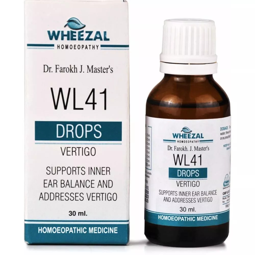 Buy Wheezal WL-41 Vertigo Drops Online 