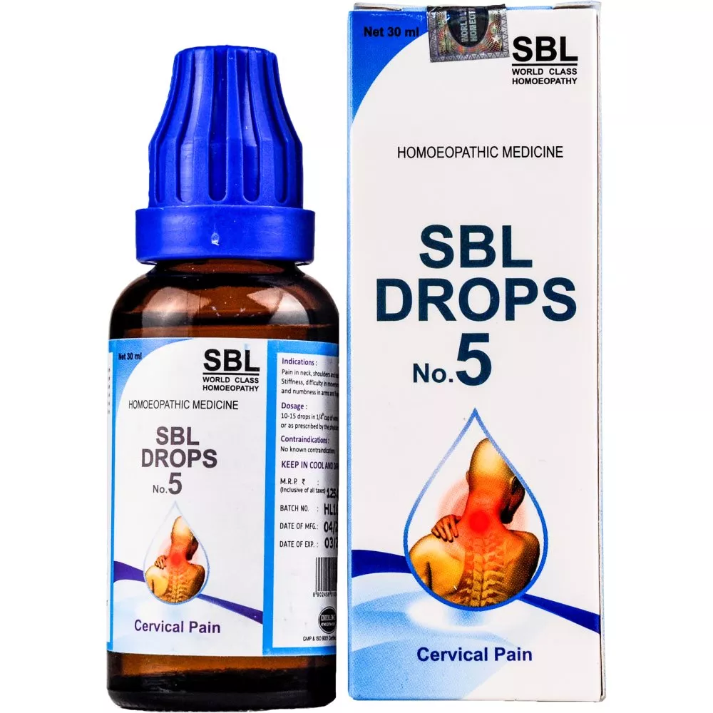 Buy Sbl Drops No 5 Cervical Pain Online 10 Off Healthmug Com