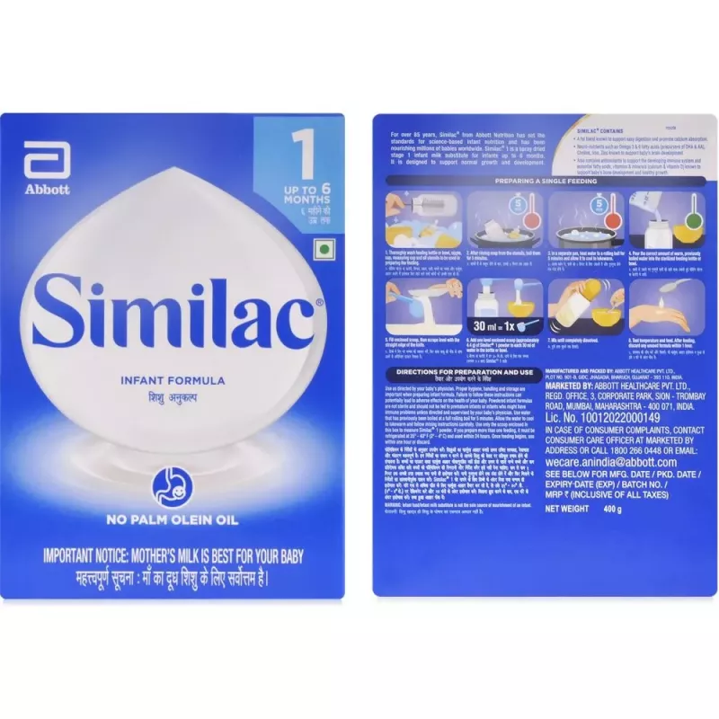 Abbott Similac Infant Formula Stage (400g) Buy on Healthmug - Main Image