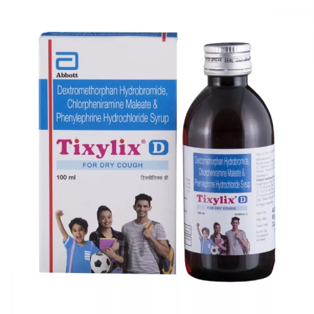 Tixylix D Syrup (100ml) Buy on Healthmug