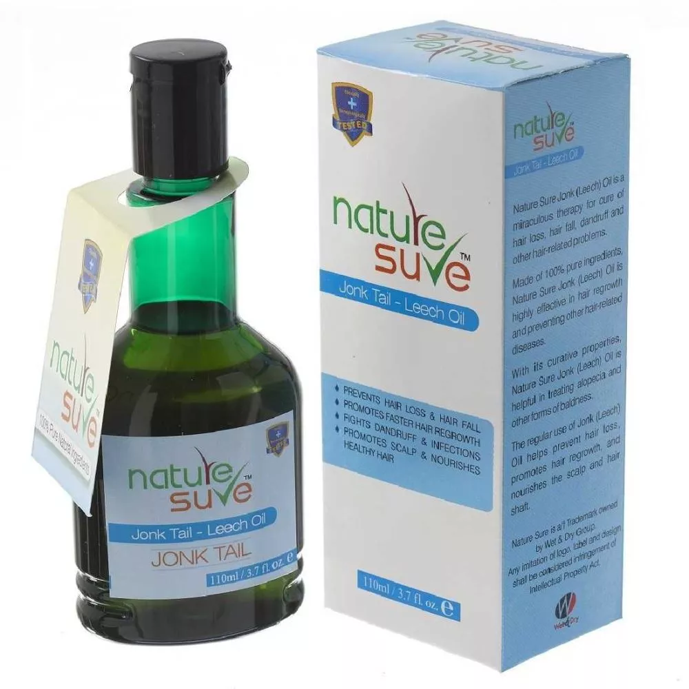 Buy Nature Sure Jonk Tail (Leech Oil) For Hair Online - 20% Off! |  