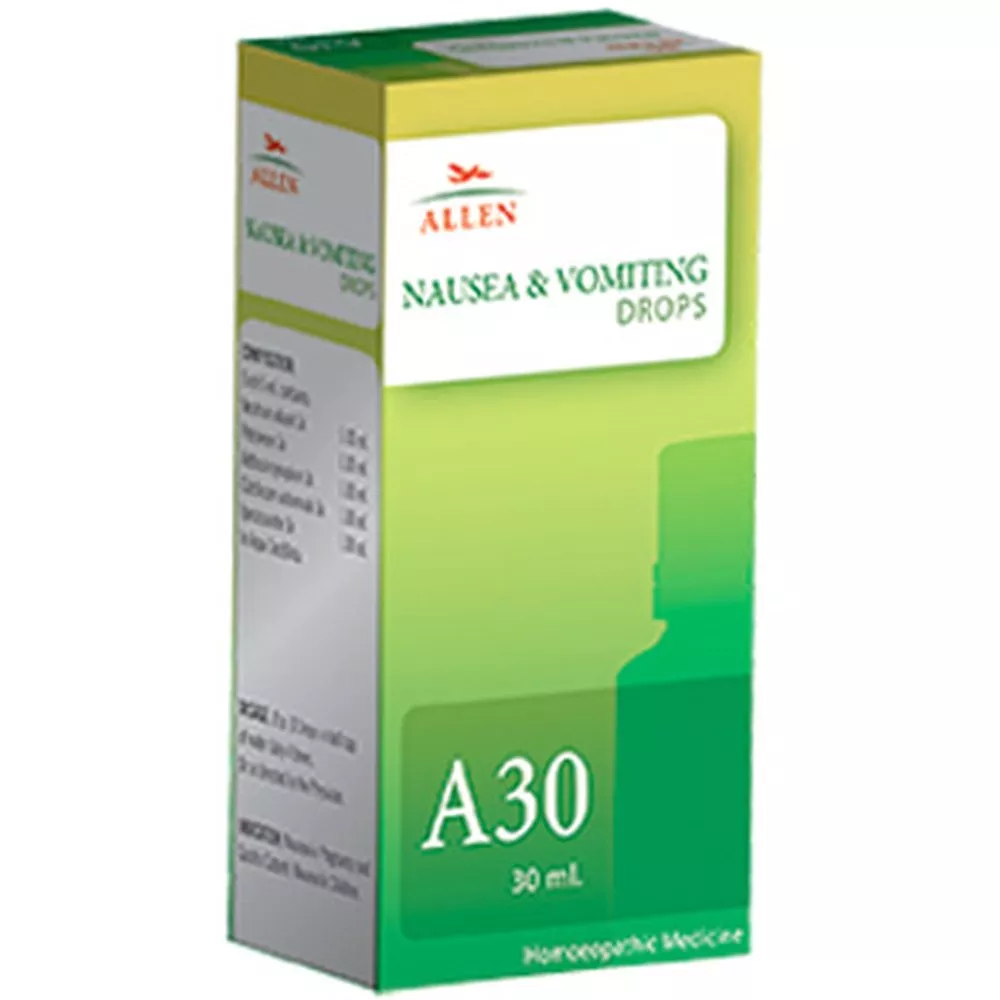 Buy Allen A30 Nausea & Vomiting Drops Online 26 Off!
