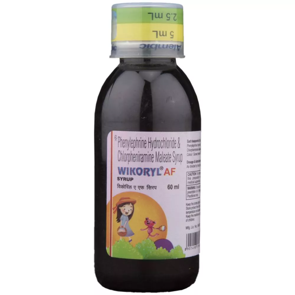 Wikoryl AF Syrup (60ml) Buy on Healthmug