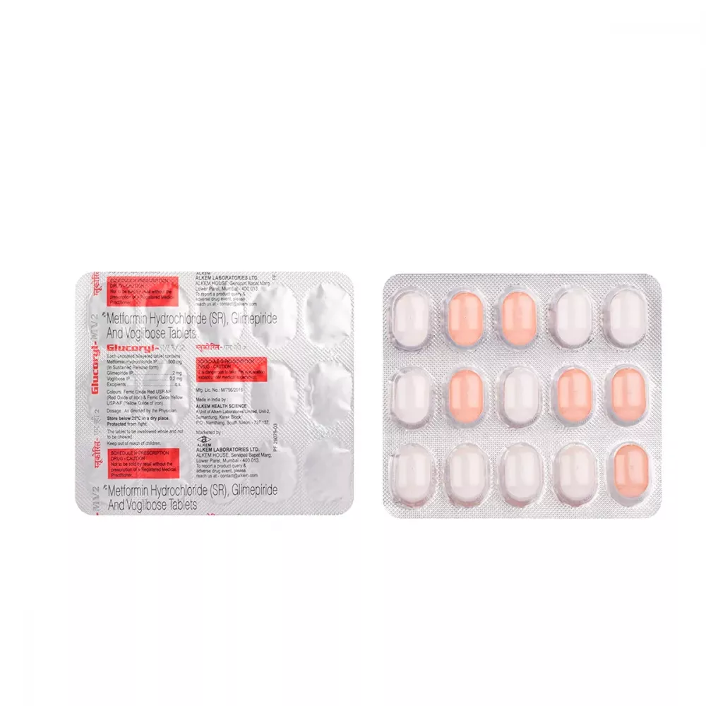 GLUCORYL MV 1/0.3mg Tablet 15's