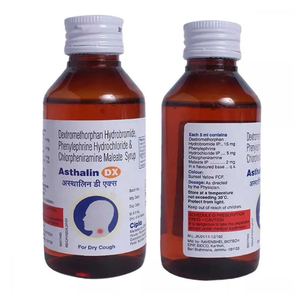 Asthalin DX Syrup (100ml) Buy on Healthmug