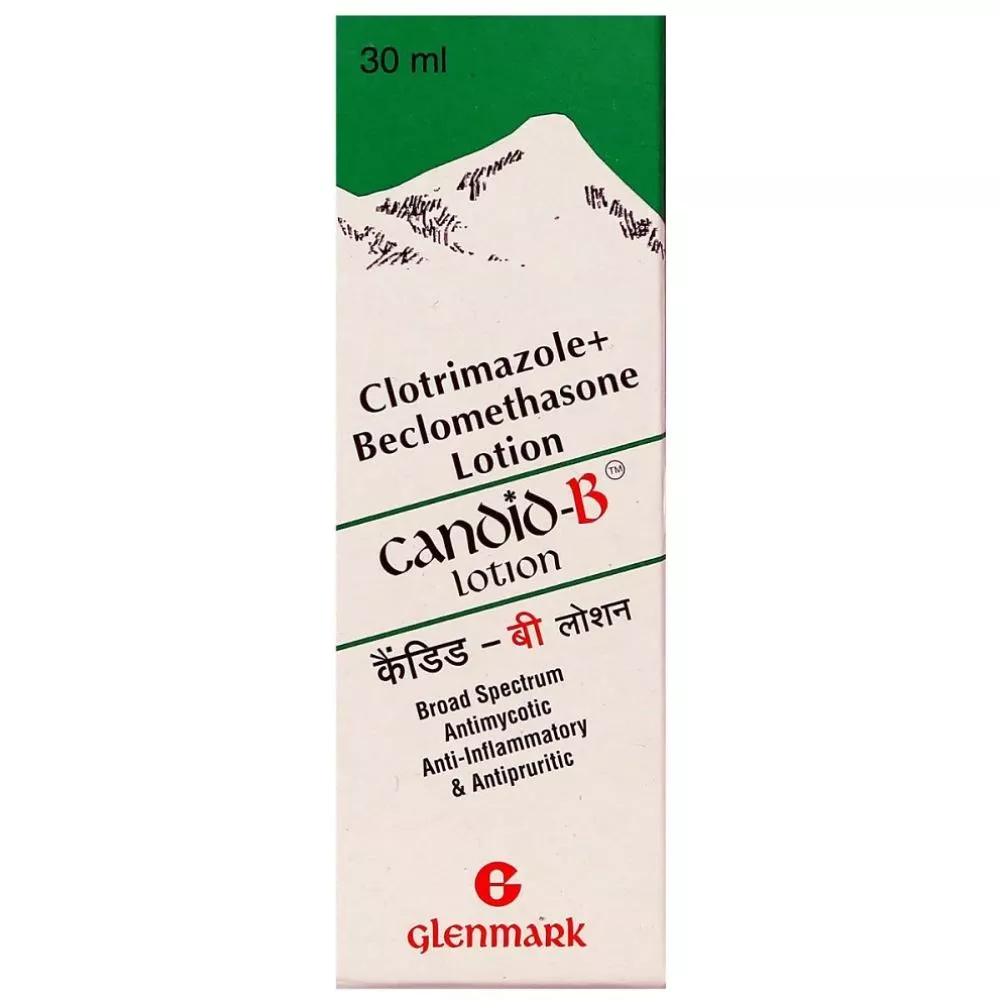 Candid B Lotion 30 ml | Beclometasone Topical, Clotrimazole Topical