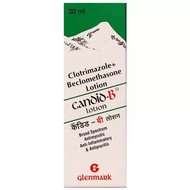 Candid B Cream (Beclometasone and Clotrimazole), Glenmark Pharmaceuticals  Ltd, Non prescription