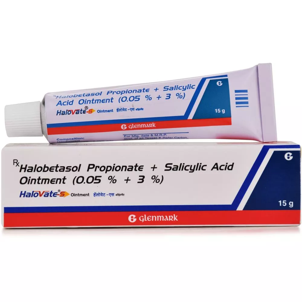 Halovate S Ointment (0.05w/w/3w/w) (15g) Buy on Healthmug