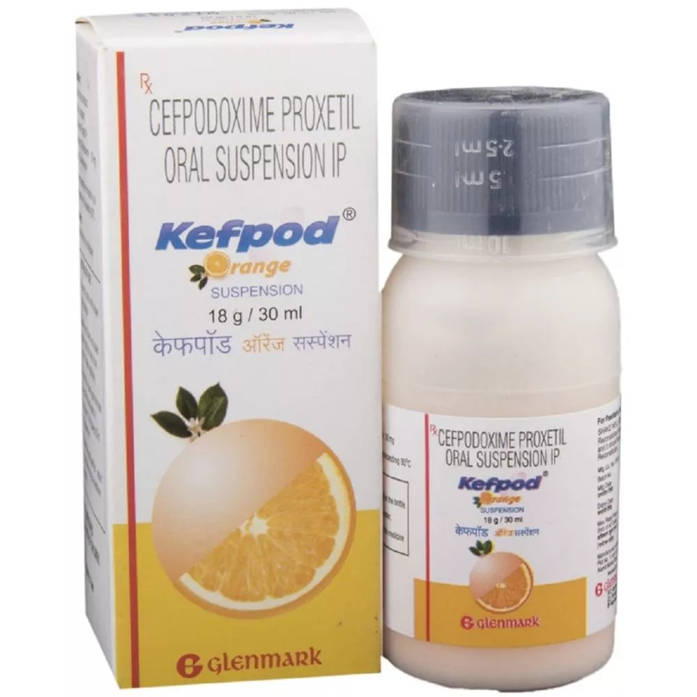Kefpod Oral Suspension Orange (18g) (30ml)