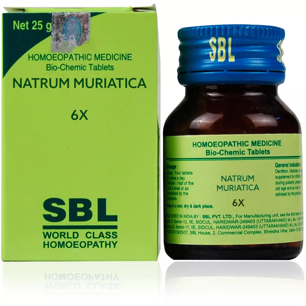 Buy SBL Natrum Muriaticum Biochemic Tablets Online - 16% Off! |  