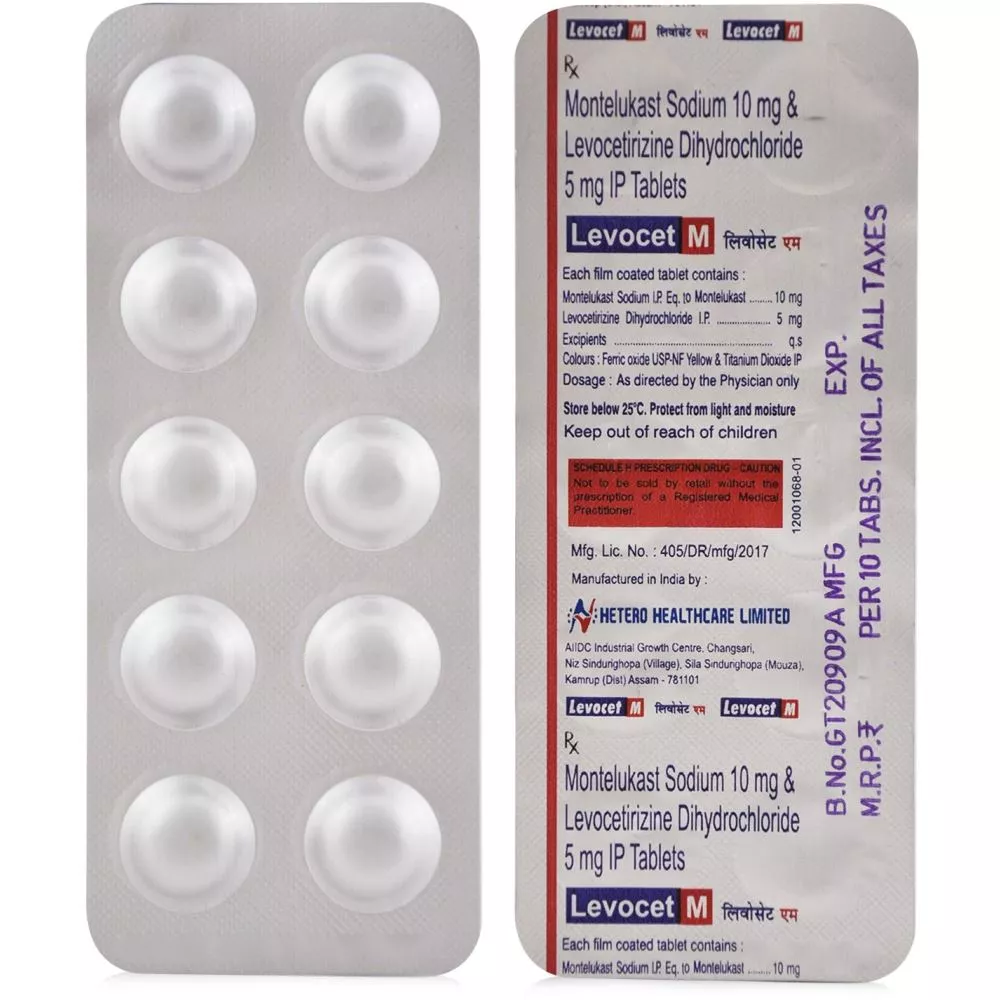 Levocet M Tablet (10tab) | Buy on Healthmug