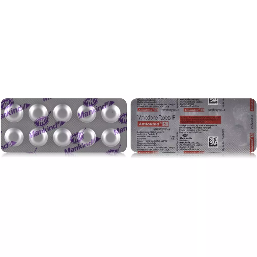 Amlokind Tablet (5mg) (10tab) | Buy on Healthmug