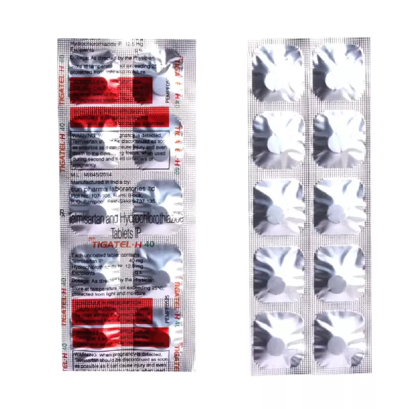 Spendotel-40H Telmisartan Hydrochlorothiazide IP Tablets, 40 mg / 12.5 mg  at Rs 1250/box in Ambala