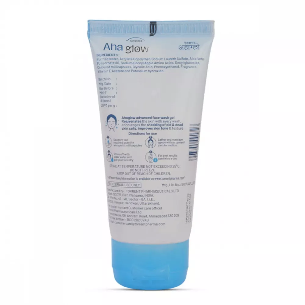 Buy Torrent Pharma Ahaglow Advanced Face Wash Online 5 Off