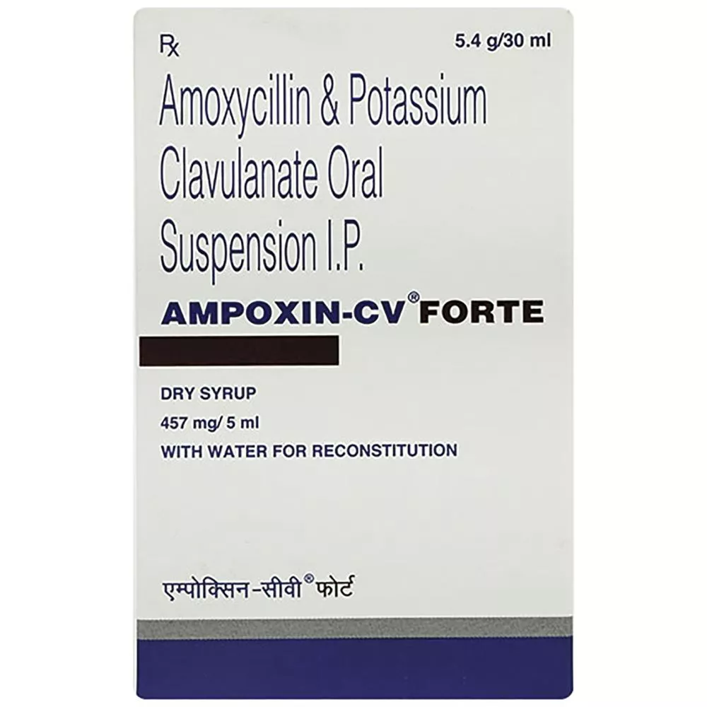 Ampoxin CV Forte Dry Syrup (457mg) (30ml) | Buy on Healthmug