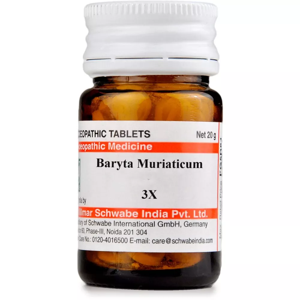 Buy Willmar Schwabe India Baryta Muriaticum Trituration Tablets Online 20 Off Healthmug Com