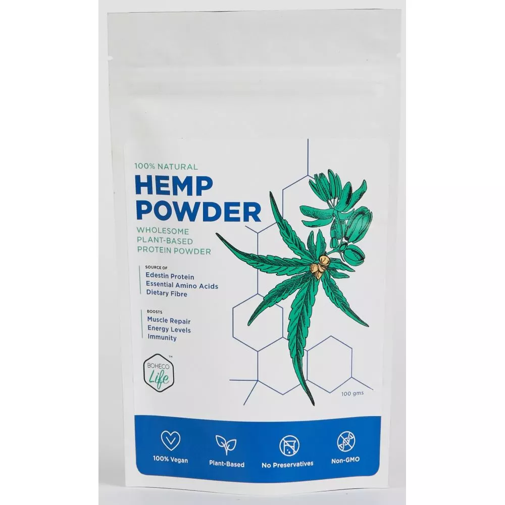 Hemp Seed Powder (100g) Buy on Healthmug